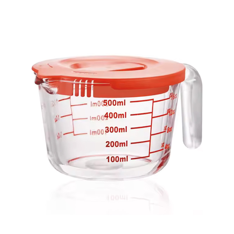 Glass Measuring Cup with PP Lid