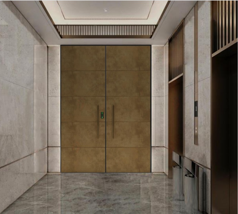 Military-Grade Security,Steel Security Armored Entry Door Security Armored Doors for Residential