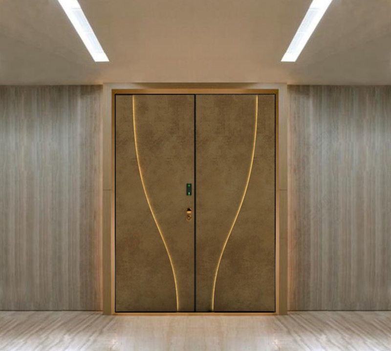 Military-Grade Security,Steel Security Armored Entry Door Security Armored Doors for Residential