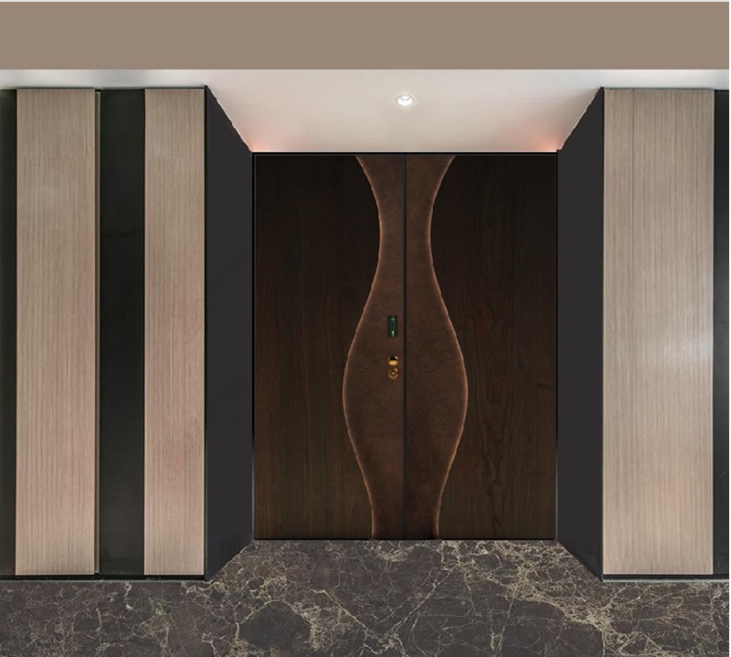 Military-Grade Security,Steel Security Armored Entry Door Security Armored Doors for Residential
