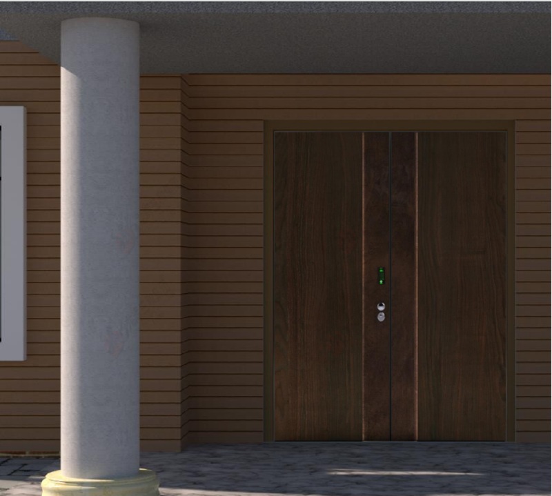 Military-Grade Security,Steel Security Armored Entry Door Security Armored Doors for Residential