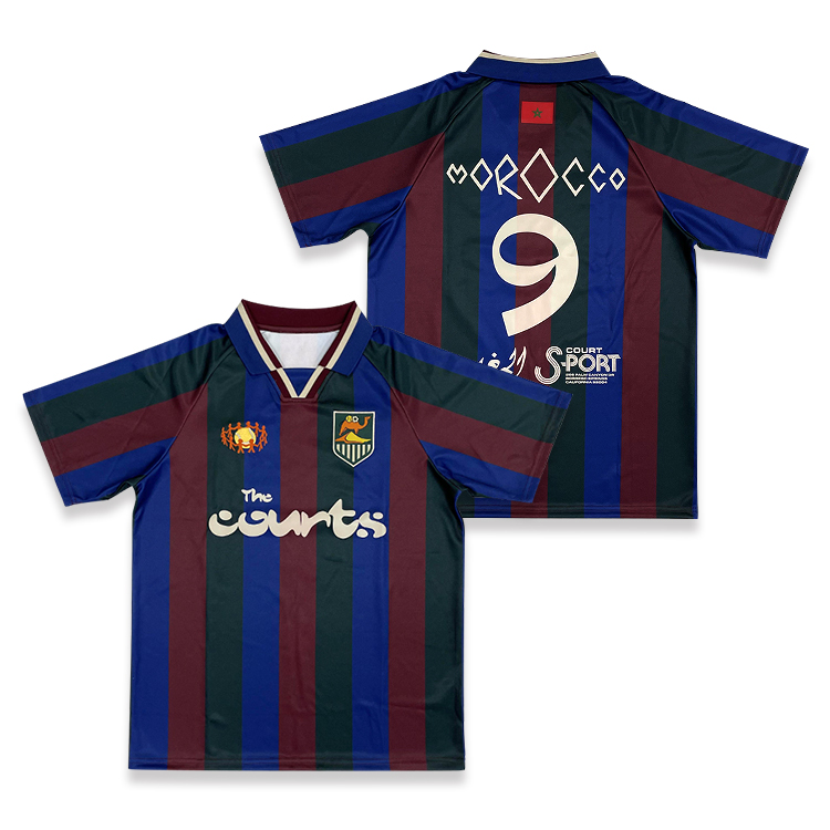 Classic Football Jersey Striped Soccer Jersey