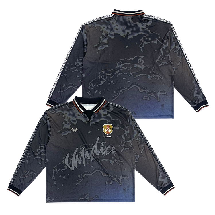 Long Sleeve Soccer Jersey Street Fashion Soccer Shirts