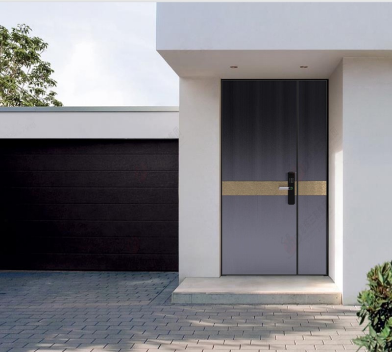Military-Grade Security,Steel Security Armored Entry Door Security Armored Doors for Residential