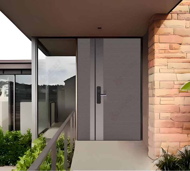 Military-Grade Security,Steel Security Armored Entry Door Security Armored Doors for Residential