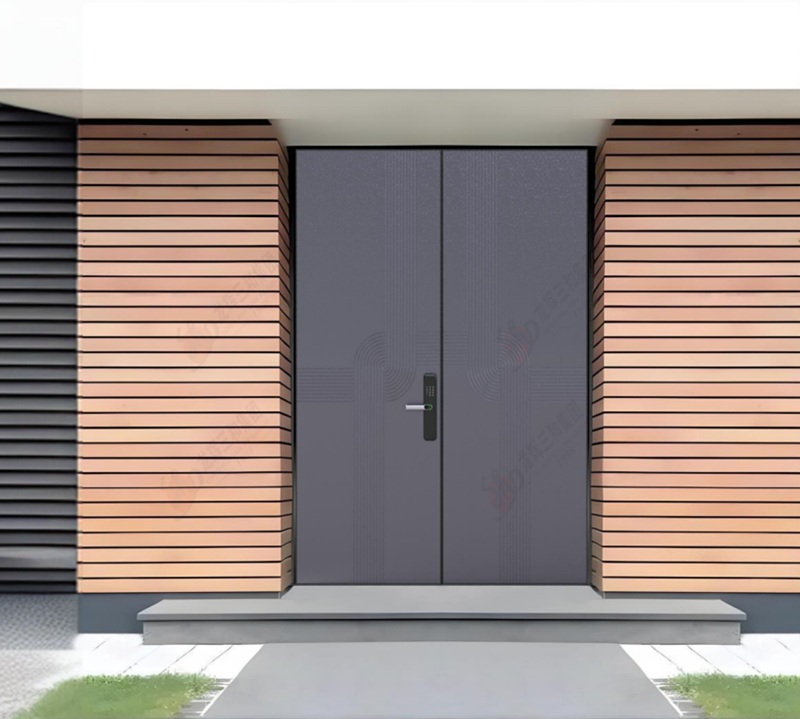 Military-Grade Security,Steel Security Armored Entry Door Security Armored Doors for Residential