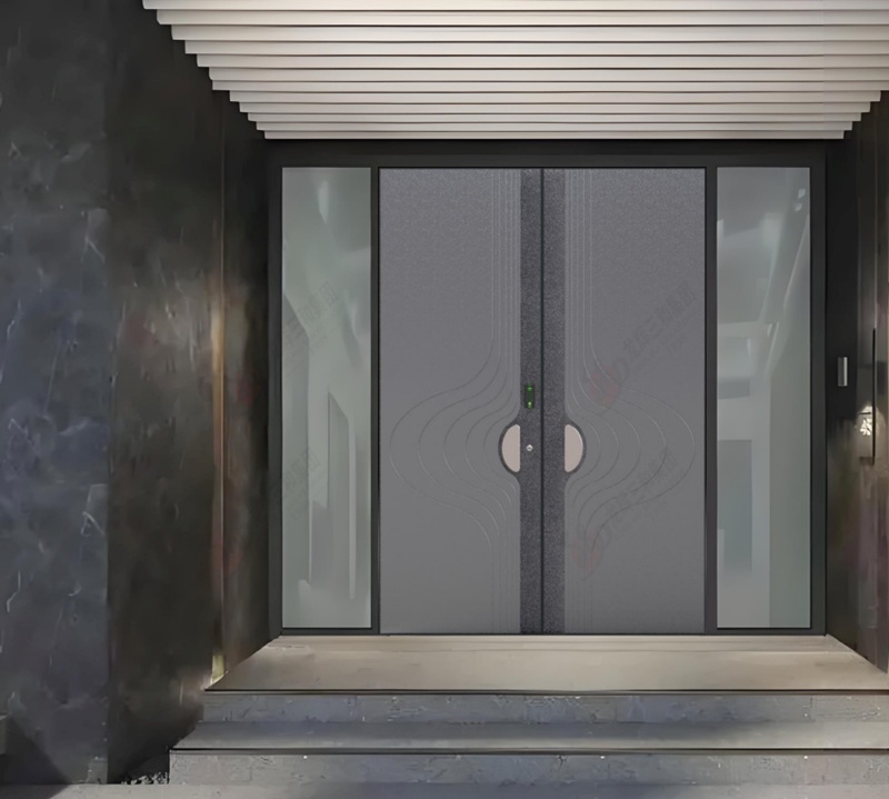 Military-Grade Security,Steel Security Armored Entry Door Security Armored Doors for Residential