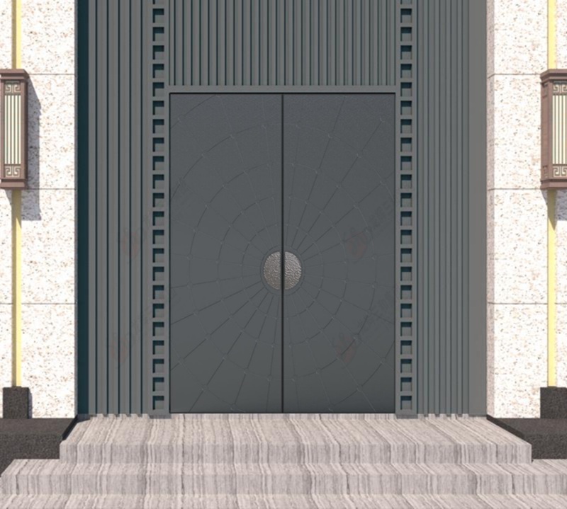 Military-Grade Security,Steel Security Armored Entry Door Security Armored Doors for Residential