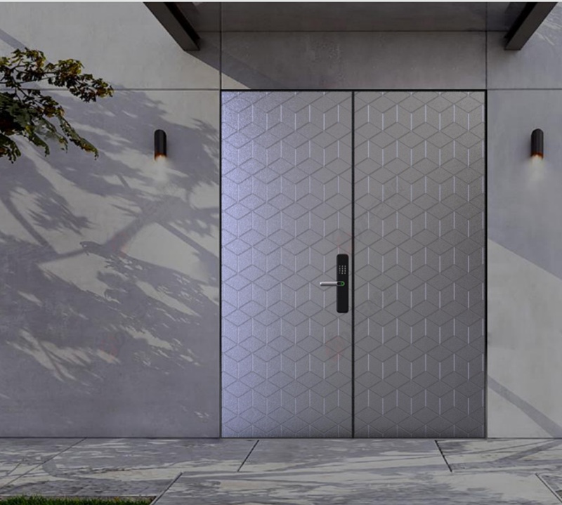 Military-Grade Security,Steel Security Armored Entry Door Security Armored Doors for Residential