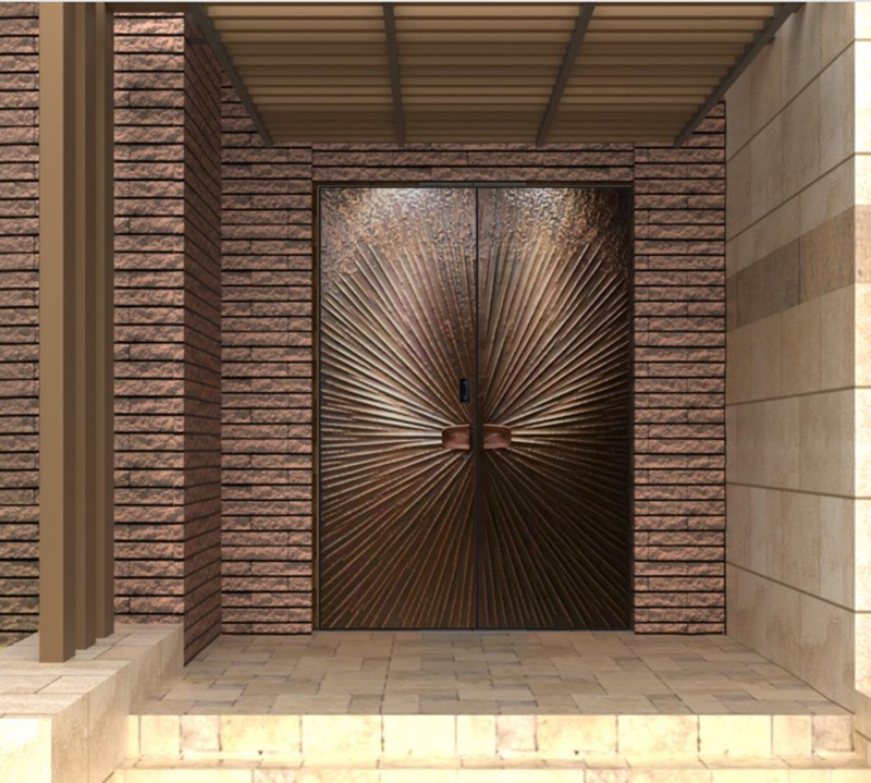 Military-Grade Security,Steel Security Armored Entry Door Security Armored Doors for Residential
