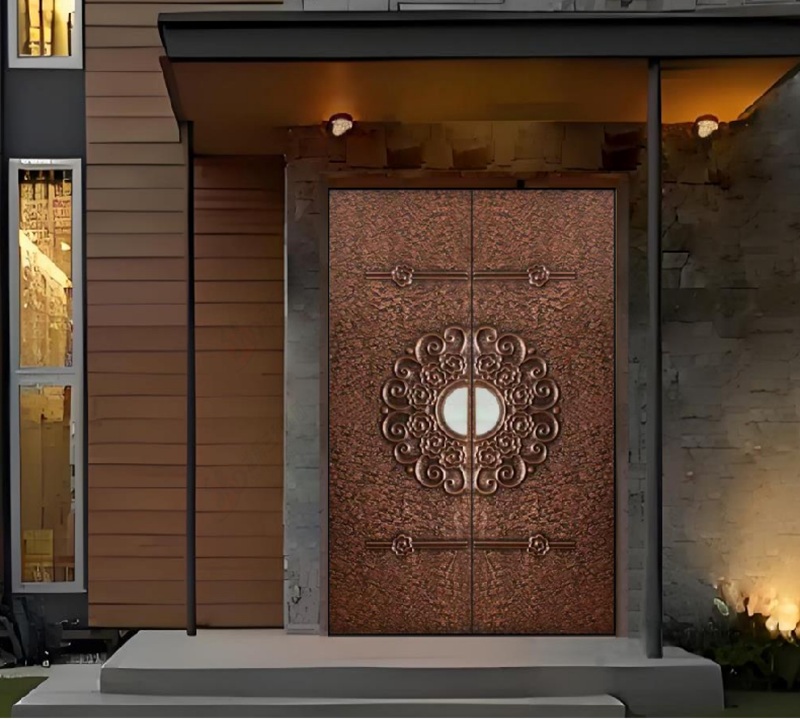 Military-Grade Security,Steel Security Armored Entry Door Security Armored Doors for Residential