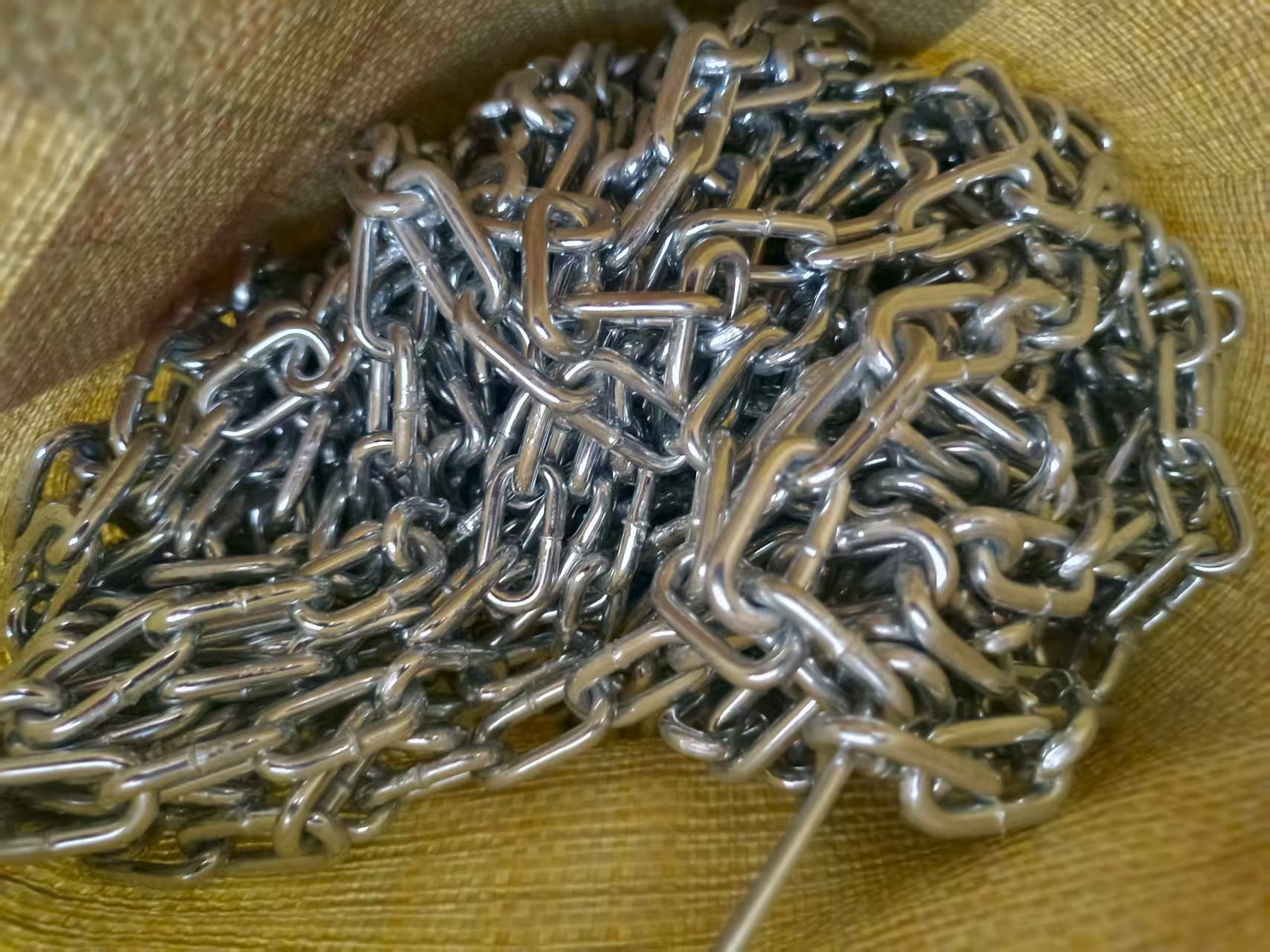 Brazilian Standard Link Chain Corrente Galvanizada 12.5kgs Per Bag