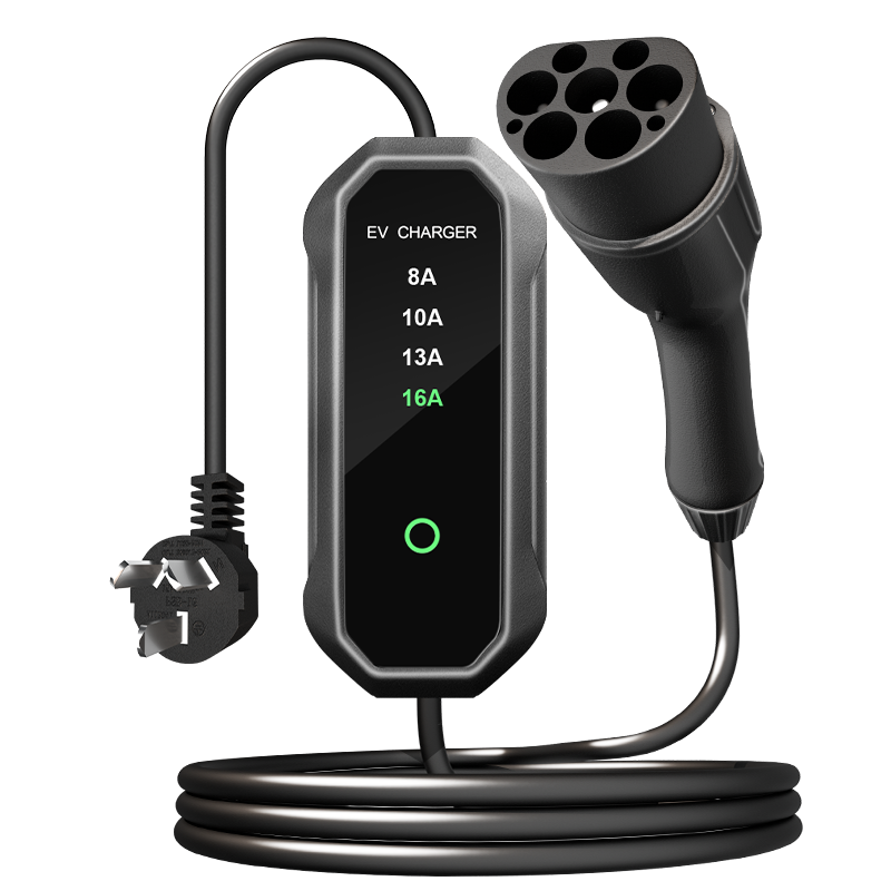 Portable EV charger 5m length LED indicator