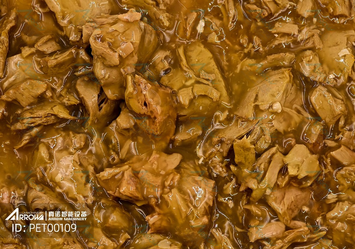 Texturized wet food processing line