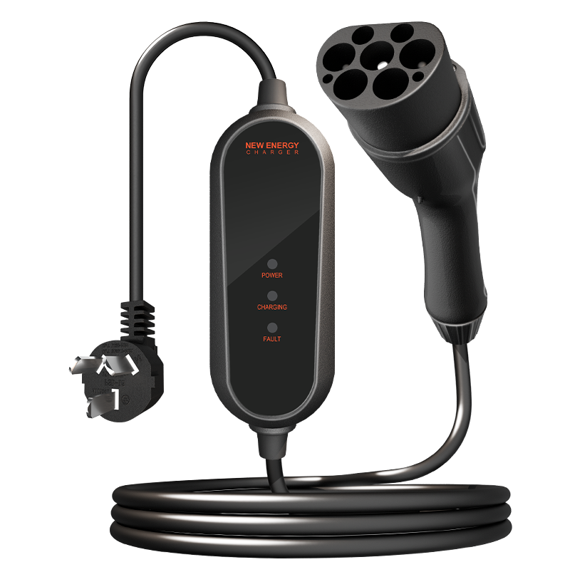 Portable EV charger 5m length LED indicator