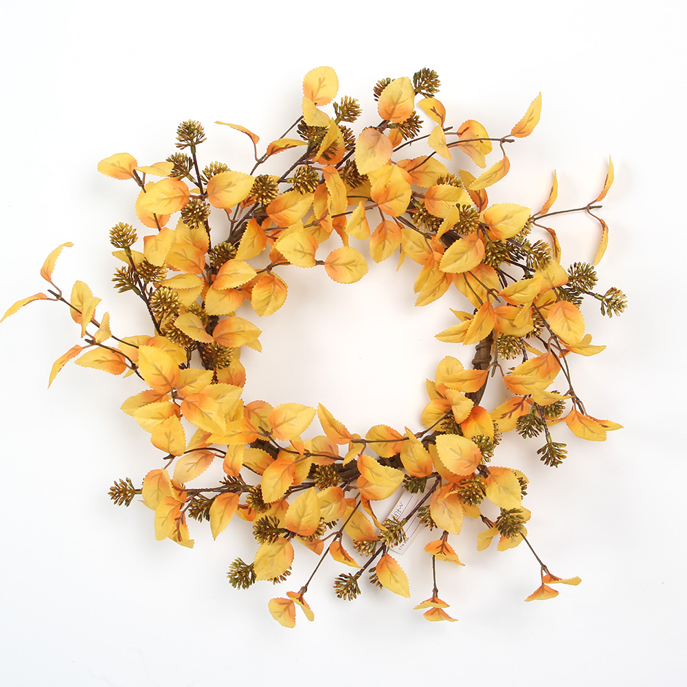 Transworld Artificial Flower Wreath Autumn Decorative Wreaths For Home Decorations