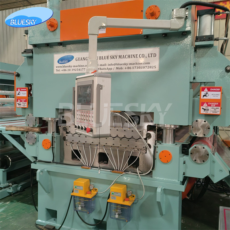 Blue Sky Rotary Shear Cut to Length Line Machine