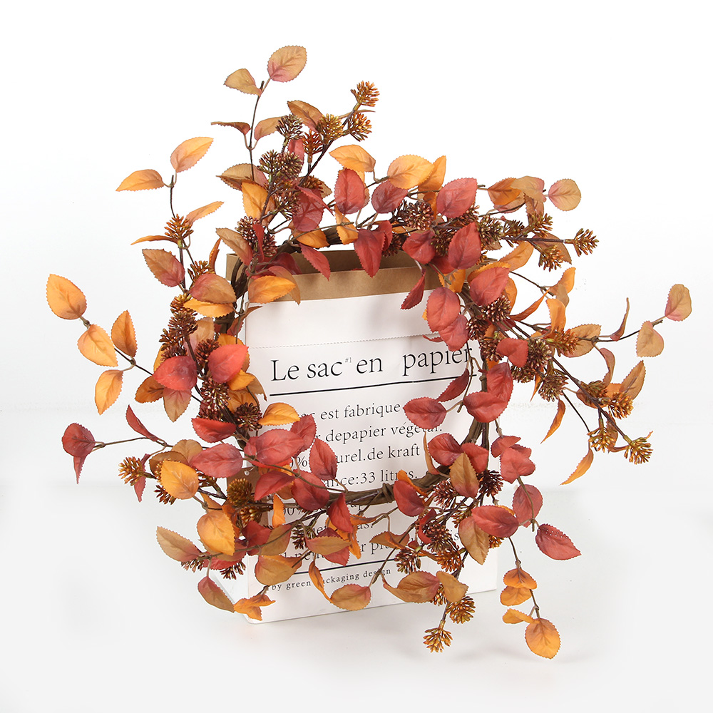 Transworld Artificial Flower Wreath Autumn Decorative Wreaths For Home Decorations