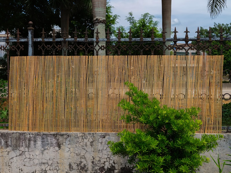 Split Bamboo Fence