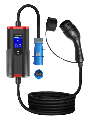 Portable EV Charger cable (Light/Screen)