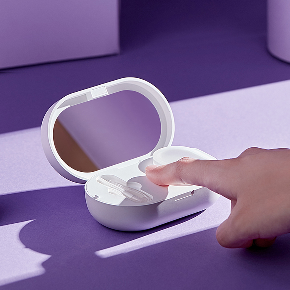 EraClean GM02 Portable Contact Lens Ultrasonic Cleaner 105kHz High Frequency Chargeable Cleaner
