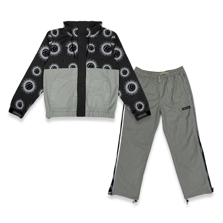 Printed Tracksuits Fashion Jacket And Pant Sets