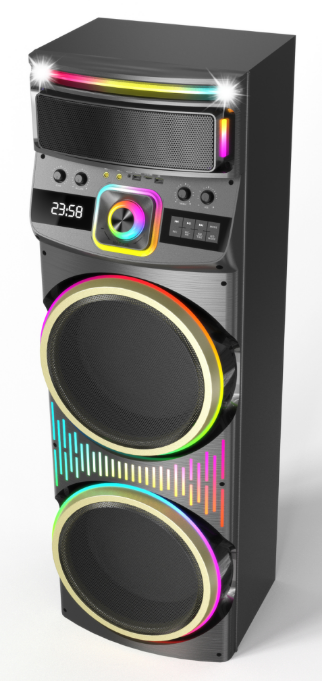 Dual 12inch Multi-functional High Power Party Bluetooth Tower WD12G