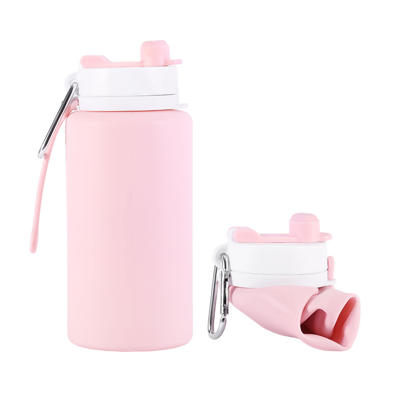 Eco Friendly Leakproof Foldable Drink Bottle Bicycle Water Bottle Outdoor Silicone Water Bottle