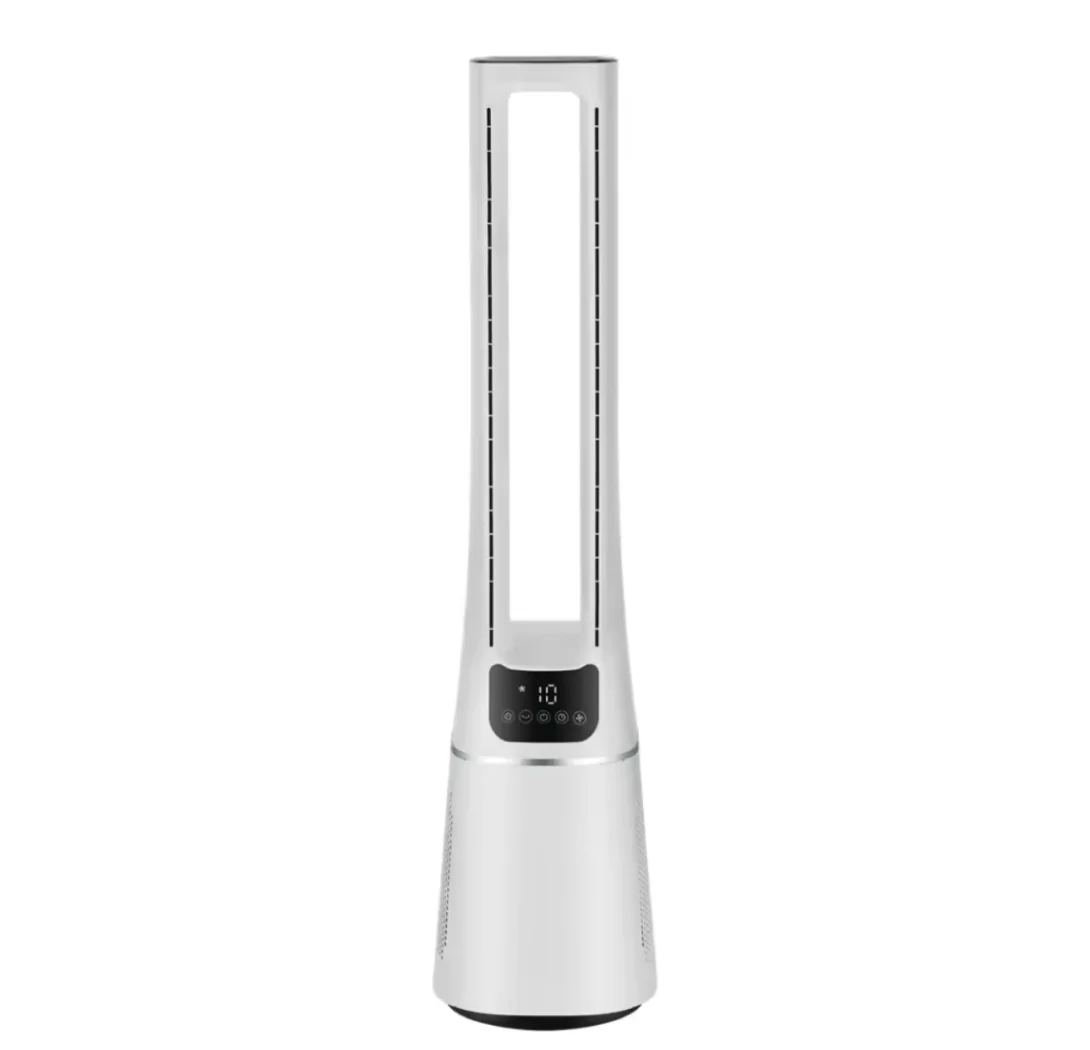 White bladeless fan