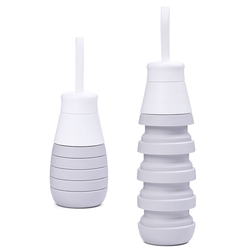Eco-Friendly Portable Drinking Bottles 500Ml Silicone Bottle Water Folding Botella De Agua Deportiva