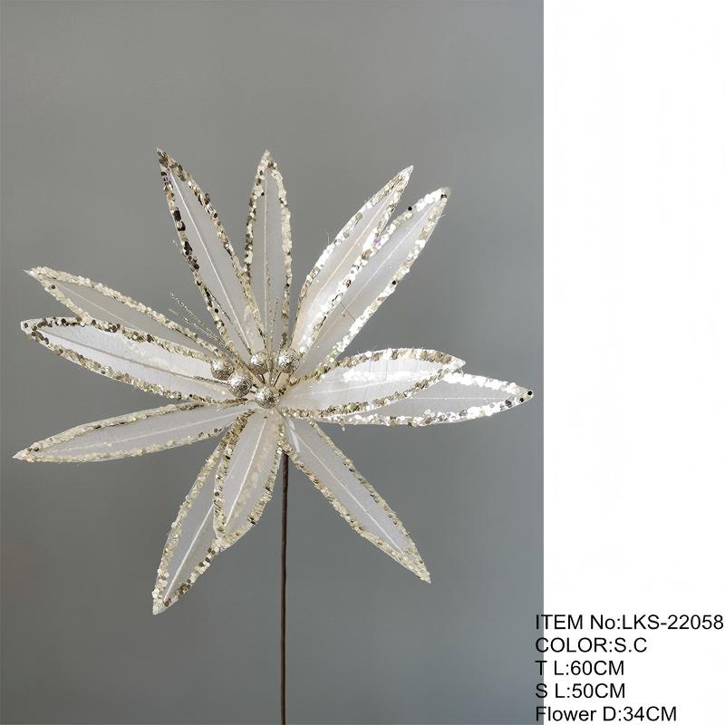 Artificial Christmas poinsettia