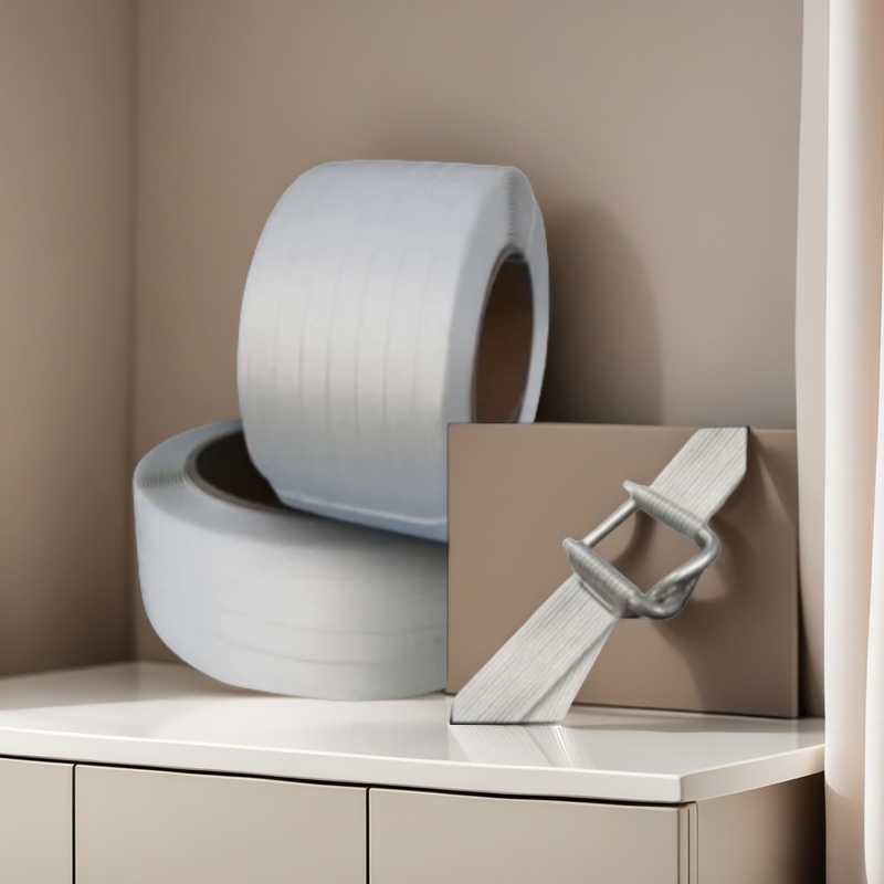 38mm Polyester Fiber Strap Replace PP/PET Strap Composite Cord Strapping Roll