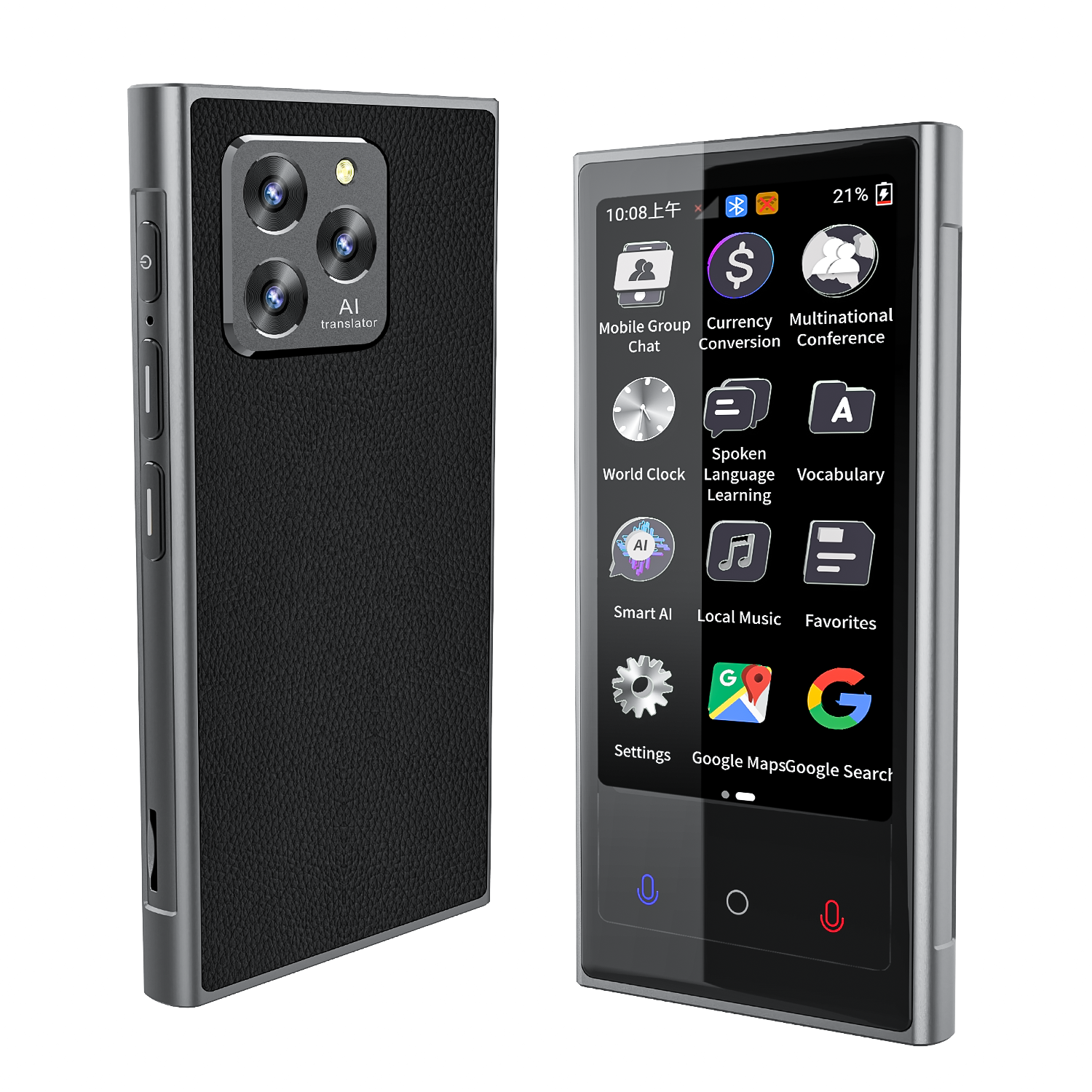 ChatGPT Voice Screen Offline Real Time Wireless Interpreter Ai Multi Language Support Translator