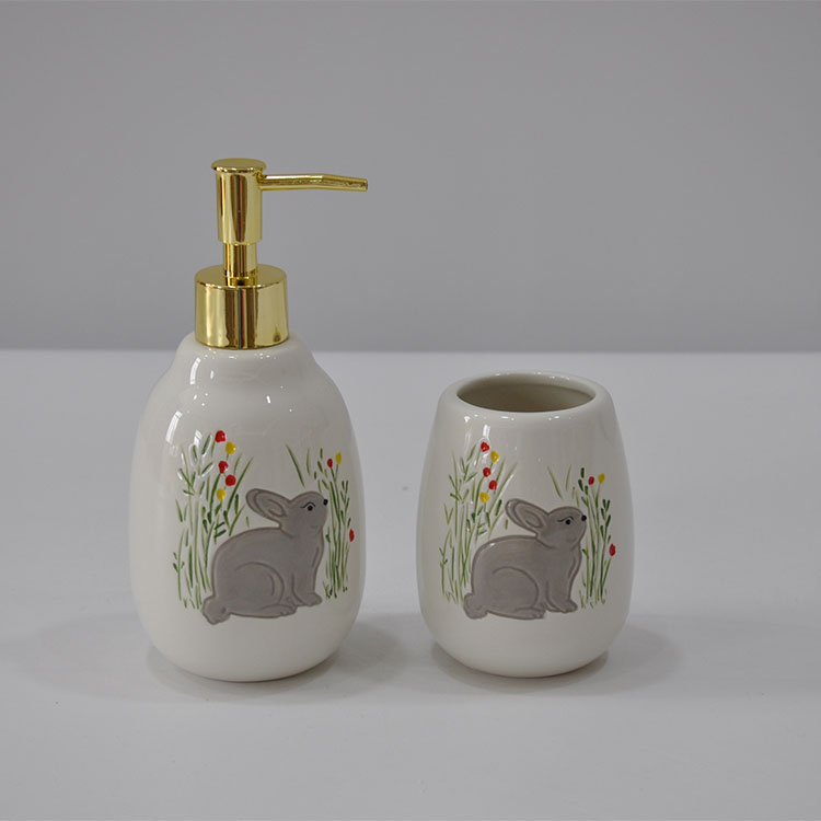 Unique Customized 250ml Shampoo Hair Conditioner Bathroom Set