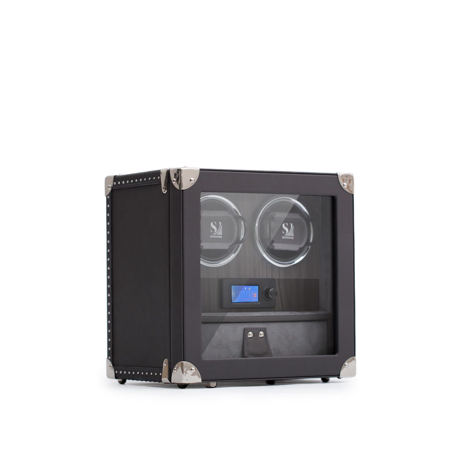 Wholesale 2 slots Touchscreen Storage Watch Winder
