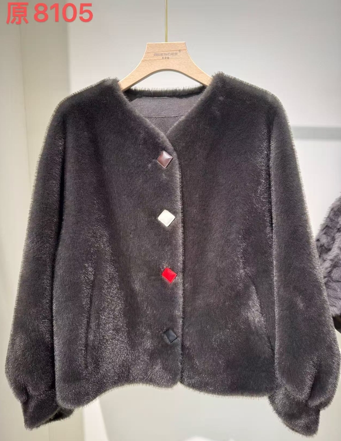 Arctic mink coat