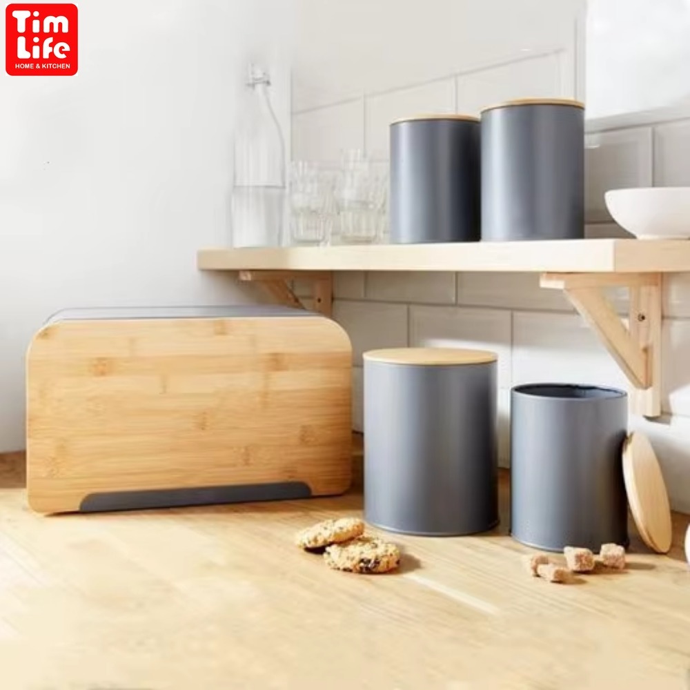 Timlife bread bin,storage box,breas box