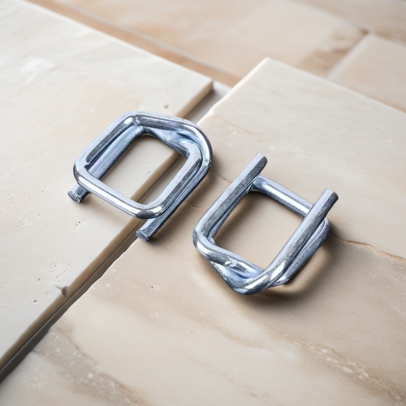 13mm Galvanized / Phosphated Wire Buckles Used With PP Strap And Woven Strap