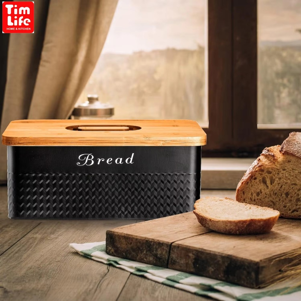 Timlife bread bin,storage box,breas box
