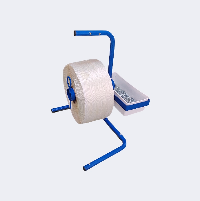 Heavy Duty Woven Strap Dispenser Trolley Dispenser For Baler Strap