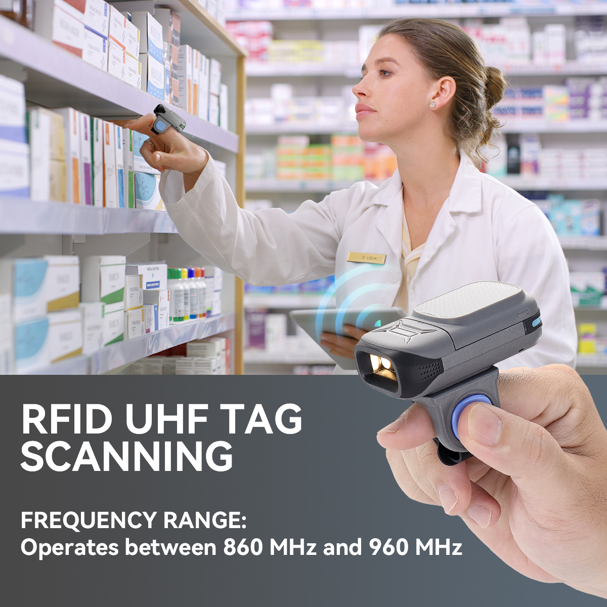 Netum Rf5520u Ring Barcode Scanner