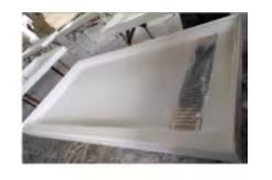 shower base, shower pan, cast marble, cultured marble