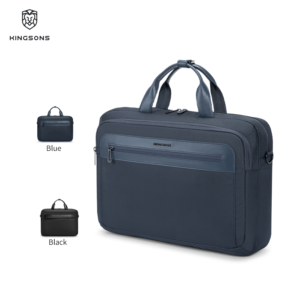 Professional Laptop Bag - KINGSONS Slim Briefcase for Work and Office Commute