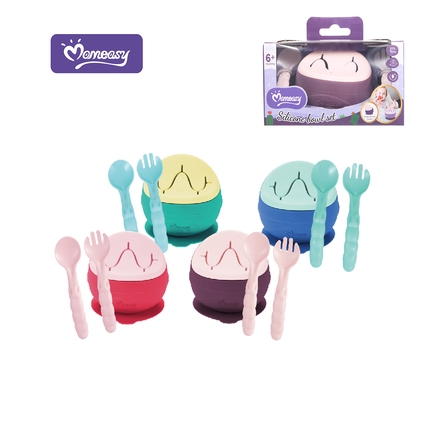 Silicone Bowl Set