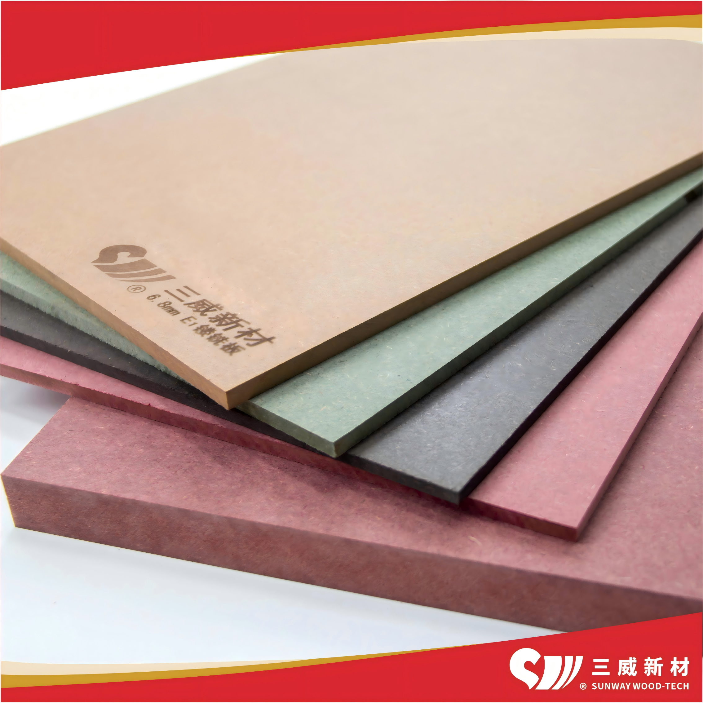 E1/E0 Standard Eco-Friendly Medium Density Fiberboard(MDF)