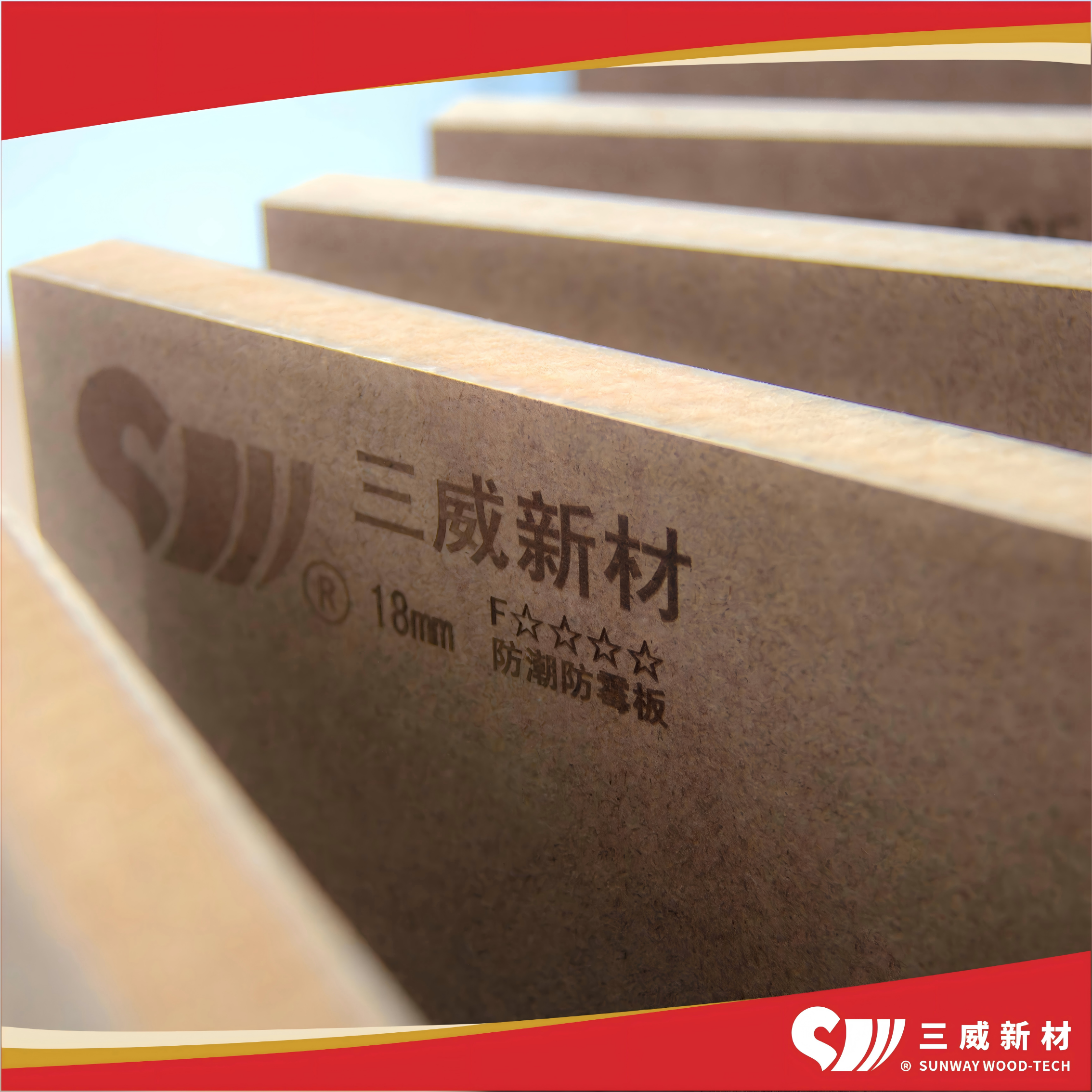 Eucalyptus Mdf E1/P2 Carb/Epa Mdf Panels Factory Price