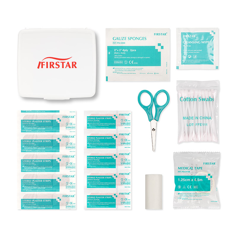 Firstar Hot Sale Compact Kit PP Box for Personal Emergency Rescue First Aid Kit Plastic Case