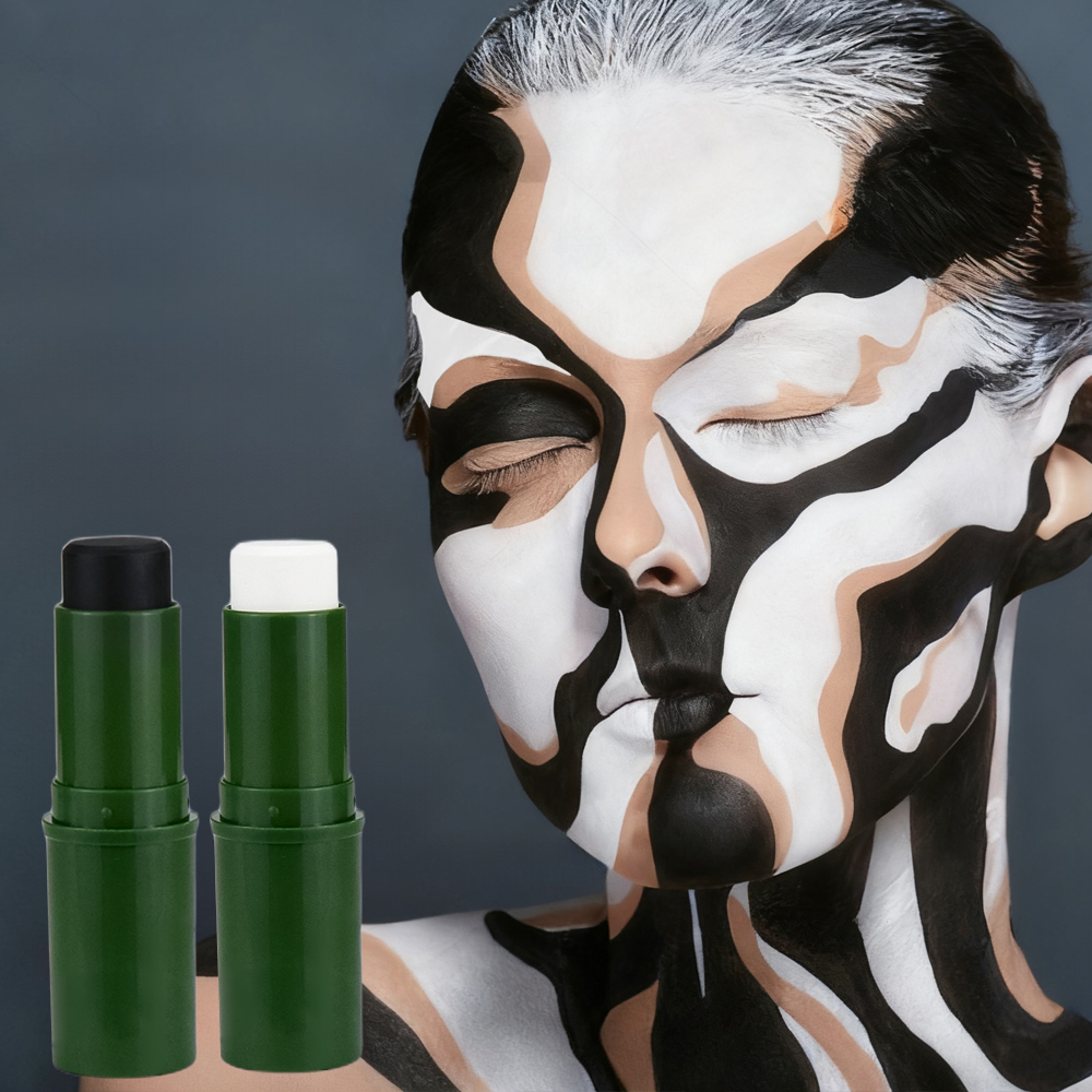 Washable oil based twist face body paint stick pen