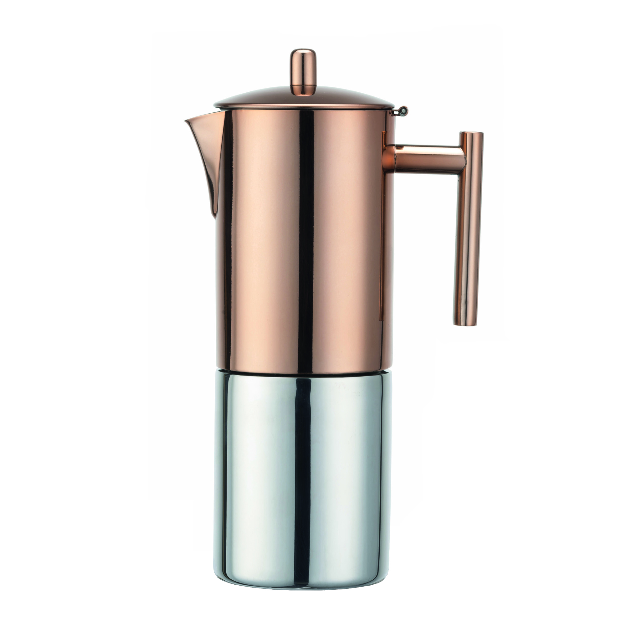 Stovetop coffee maker espresso maker stainless steel Italian coffee machine moka pot for all stoves