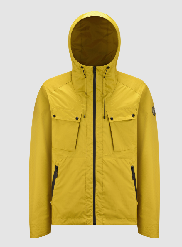 Men's outdoor hooded multi-pocket jacket